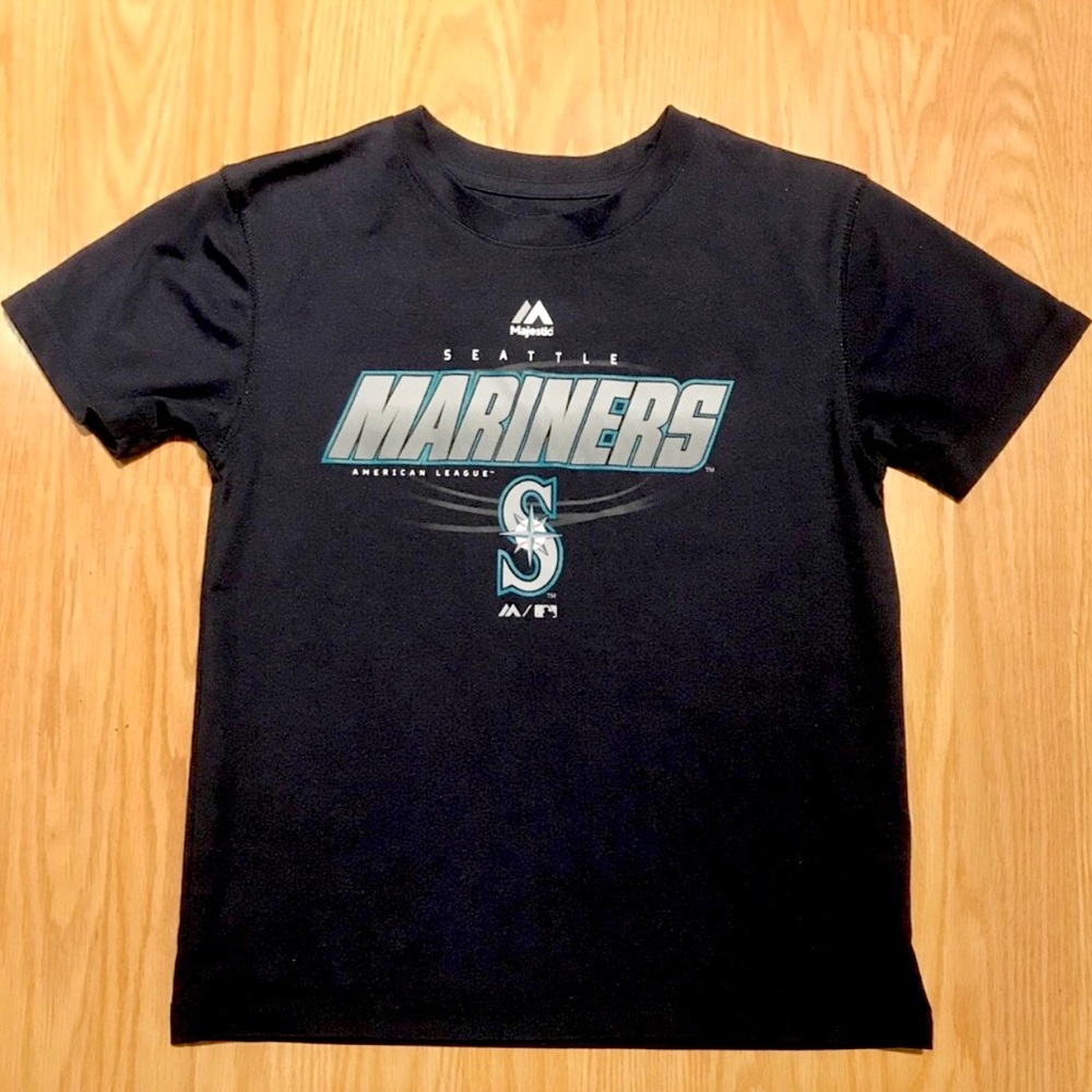 Seattle Mariners Logo Boys T-shirt (Majestic)